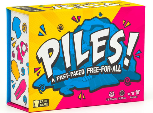 Lost Boy Entertainment Piles Card Games Family Games for Kids 8 and