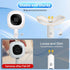 tihii 10FT Upgraded Tripod Charger Stand Compatible with Nanit ProPlus Baby Monitor & Original Camera with Type-C