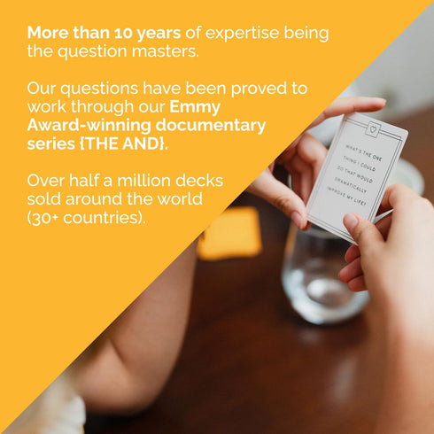 {THE AND} Strangers Edition - Conversation Starter Card Game - Fun Getting to Know You Game - Ice Breakers to Reduce