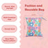 3pcs 3L-ZM18A ALVABABY Cloth Diaper Wet Dry Bags Waterproof Reusable with Two Zippered Pockets Travel Beach Pool