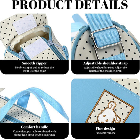 CNAFGBGG 5PCS/Set Diaper Bags for Baby Boy Water & Dust Proof Multi-functional Diaper Bag with Two Handbags, Bottle