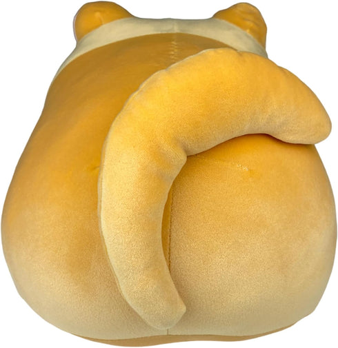 Orange Cat Plush - Pineapple Cat Stuffed Animals, Cute Soft Kitten Squishy Pillow Plush Toys for Kids, 10 Inch