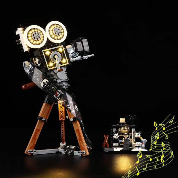 BrickSoul LED Light Kit for Lego Disney Camera, Compatible with 43230 Building Set, Light Up Your Legos