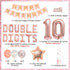 10th Birthday Decoration Girl, Rose Gold Double Digits 10 Birthday Decorations with Balloons and Cake Topper