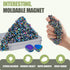 1000+ 2 JUNYANG Magnetic Balls, Mini Magnetic Putty, with Large Smooth Magnetic Beads, Fun Quiet Fidget Toy for Adults