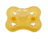 Symmetrical 1 Count (0-6 Sweetie Rubber Pacifier Star Shape Rubber Natural Rubber with Nipple Small)