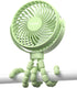 Stroller Fan Clip on Baby Fan - Quiet Small Portable USB Rechargeable Battery Operated Fan for Car Seat, Flexible