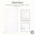 3 Set, Set, (Pack 3) Evolur I Hear You Piece Crib Bedding Machine Washable, Soft and Breathable Toddler Bedding