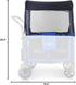 W2 WONDERFOLD Mosquito Net for Stroller Wagon Featuring Easy Access Zippered Entrance with Quick and Easy Install