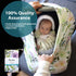 Pobi Baby Premium Multi-Use Cover - Nursing, Car Seat, Shopping Cart, High Chair, and Breastfeeding Cover - Ultra-Soft