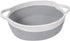 Goodpick Small Woven Storage Basket with Handles, Cotton Rope Baskets for Gifts, Dog Toys, Diapers, Gray, 12" x 8" x 5"