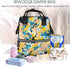 OUSIKA Backpack Daypacks Bright Colors and Yellow Camouflage Print Diaper Bag Multifunction Laptop Travel Large Nappy