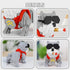 8-14, (998 Cute Animal Bully Pitbull Micro Mini Building Blocks Kit, Mini Dog Micro Bricks Building Toys for Adults