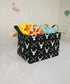 KUNRO Rectangle Toy Bin, Waterproof Storage Organizer for Nursery Hamper, Kids Bedroom, Baby Gift Shelf Baskets