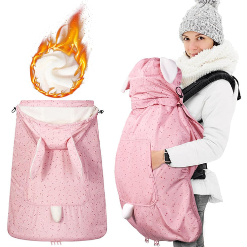 Orzbow Baby Winter Carrier Cover with Detachable Hood, Waterproof & Windproof, with