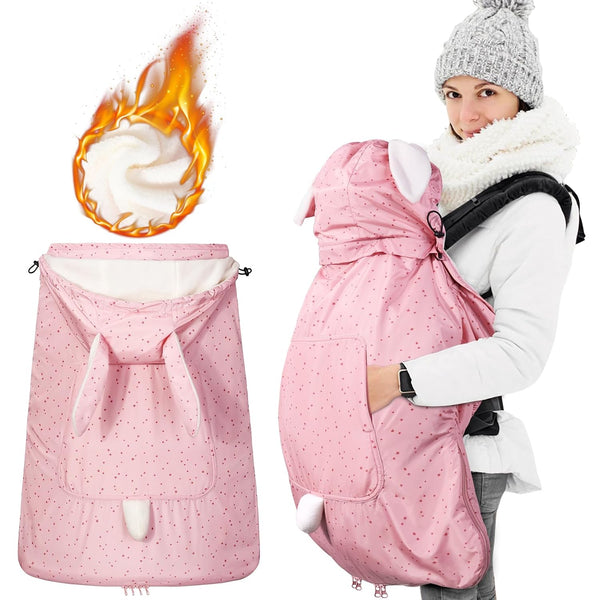 Orzbow Baby Winter Carrier Cover with Detachable Hood, Waterproof & Windproof, with