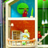NUOBESTY Doll Dress Rack, Miniature Clothing Display Rack for Doll House Decoration Accessories - Silver