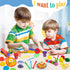 Playdough Tools Set for Kids, 32 PCS Play Dough Tools Kit with Molds, Rollers, Extruder, Cutter, Scissor in Random Color