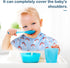 LIOOBO 5pcs Cotton Burp Cloths for Boys, Soft Absorbent Feeding Towels with Printed Patterns, Burping Washcloths