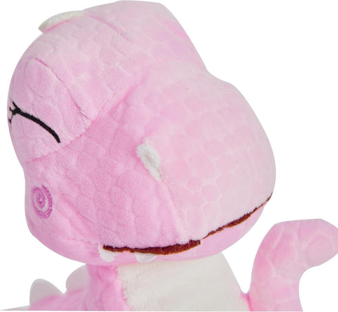 Wemi Pink Dinosaur Stuffed Animal Toys, Cute Soft Dinosaurs Plush Doll T-Rex Throw Pillow for Boys Girls, 11"