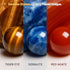 HCOREY 8-12, 8 8.8" 6.7" Solar System Model Kit for Kids Real Gemstone Planets Marbles, STEM Educational Space Toys