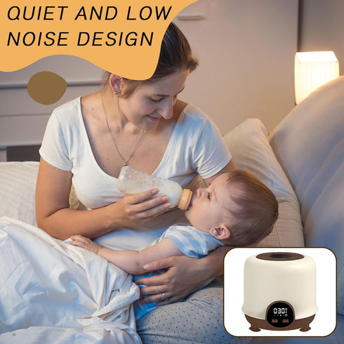 Generic 360-Degree Electric Baby Milk Shaker - Automatic Low Noise Milk Bottle Mixer Without Bubbles, Baby Formula