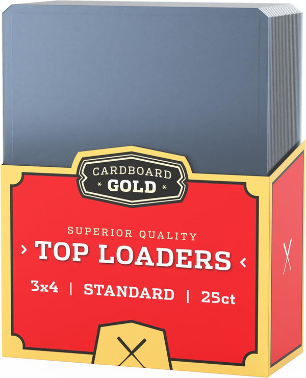 35pt Top Loaders for Cards - 25 Count - Premium 3x4 Inch Trading Card Protectors