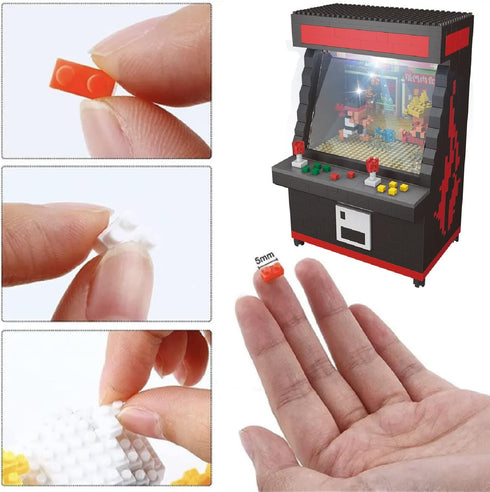 Sets 14+ Nano(1060 Vziimo Fighter Game Micro Blocks for Adults and Teens Building Toys, Creative Bricks Gifts for Game