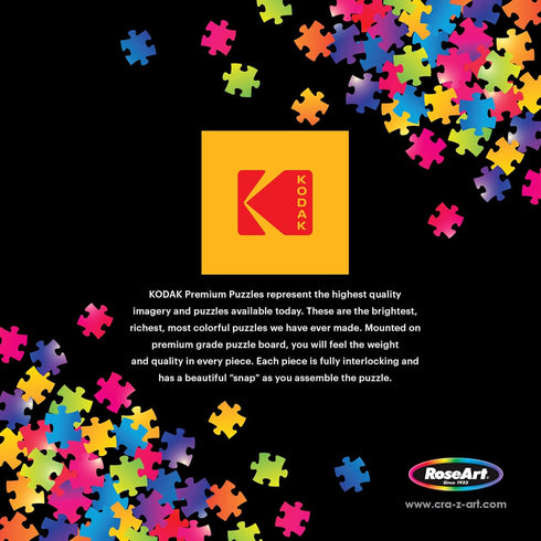 RoseArt - Kodak Premium Shiny Happy Campers, 1000 Piece Jigsaw Puzzle for Adults