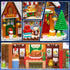 2025 Set 24 Countdown 12+ INSOON Advent Calendar Gingerbread House Mini Building with Light, Days Christmas Village