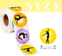500 Pieces Gymnastics Stickers Roll - Round Decorative Seal Decals for Birthday Gymnastics Party Favors