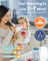 8-in-1 24H Grownsy Baby Bottle Warmer, Fast Baby Milk Warmer with Timer for Breastmilk or Formula, Accurate Temperature