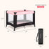 Dream On Me Nest Portable Baby Playard, Lightweight Foldable Travel Play & Nap Space with Carry Bag, Breathable Mesh