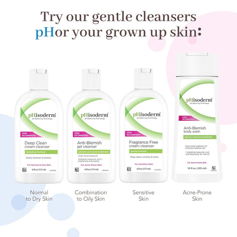 Phisoderm 8 Oz (3 8 oz) Baby & Newborn Cream Wash, pH Balanced, Lavender Scent, Gentle & Moisturizing with Vitamin E