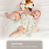100% 100, 47 47 inches, 1 Pack, Moonybaby Organic Swaddle Helps to Reduce The Moro Reflex, Certified by Oeko-TEX