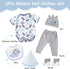 6 17-22 Inch BABESIDE Pcs Reborn Baby Doll Clothes for Babydolls, Dinosaurs Pattern Lifelike Reborn Baby Doll