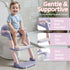 Snugzy 3-in-1 Toddler Potty Training Seat Foldable Potty Training Toilet with Step Stool Adjustable Potty Chair