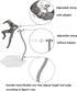 NovaViva 1/144 (4Pcs Action Figure Stand with Flexible Metal Arm,Action Figure Pose Display Holder Base,Flight Stands