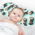 FLildon 1PC Muslin Burp Cloth for Baby Cute Sea Otters Super Absorbent Burping Cloths, Bibs for Newborn Boys Girls