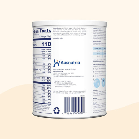 2-7 Immunity Tummies 14Oz Kabrita Junior Goat Milk Powder for Kids - Easy to Digest Powdered Goat Milk Ages - Boosting
