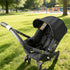 Generic Changing Washing Kit,Canopy Sunshade Cover,Compatible with Car Seat Doona Strollers (Black)