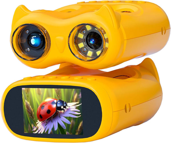 Pozifu Handheld Microscope for Kids, 2 in 1 1000X Pocket Digital Microscope &