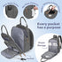 Backpack, Pack RUVALINO Diaper Bag Multifunction Travel Back Maternity Baby Changing Bags, Large Capacity, Waterproof