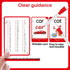 WJPC 58 116PCS 3,4,5, 3-6 Cards, High Frequency Sight Words Flash Cards for (Pre-K, Pre-Kindergarten, Kindergarten