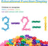 NEOACT 600 PCS Building Blocks Connect Toys, Interlocking Solid Plastic Educational Sets for Preschool Kids 3+