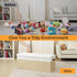 Box,150L Lid,40"x14"x16" Extra Large Toy Foldable Sturdy Toy Storage with Kids Storage Organizer, Toy Chest
