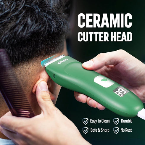 Trimmer ENSSU Baby Hair Clippers, Cordless Hair Clipper for Kids with LED Display, Baby Hair Cutting Kit with Skin-Safe