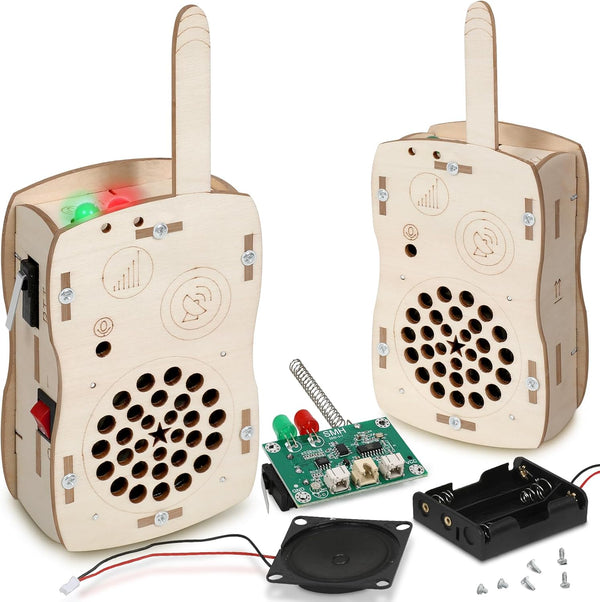 Stem Projects Walkie Talkies Toys for Boys Age 8-12 12-14 Science Kit