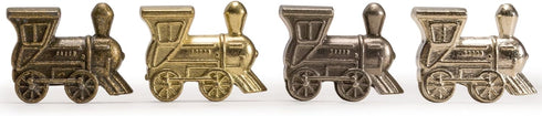 Set 8 Yellow Mountain Imports Metal Die-Cast Mexican Train Domino Train Markers