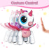 3 4 5 6 7 8 Remote Control Unicorn for Girls - Companion Pet Toys Electronic Pink Pegasus,Music and Waking Robot